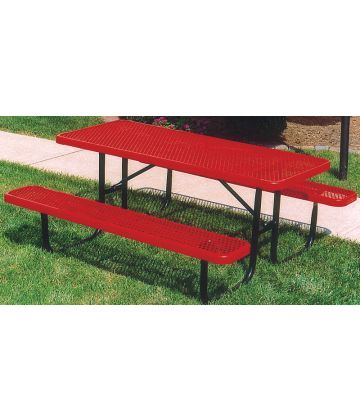 6' Extra-Heavy-Duty Picnic Table - Perforated