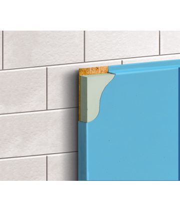 Cut-A-Way pad showing nailing strip on top