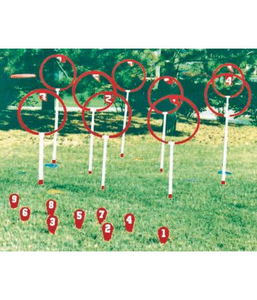 Outdoor Hoop Disc Target Game