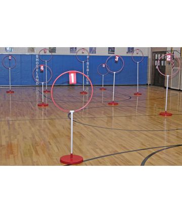 Indoor/Outdoor Hoop Disc Target Game