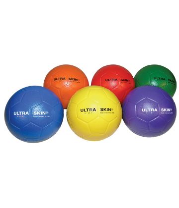 Ultra Skin Intermediate 8" Foam Soccer Ball 6-Color Set