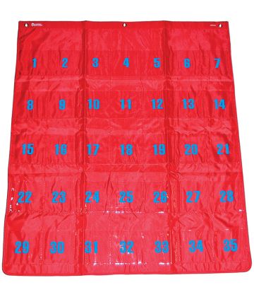 Pedometer Storage Pocket Chart