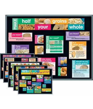 Food Groups Bulletin Board set of 6