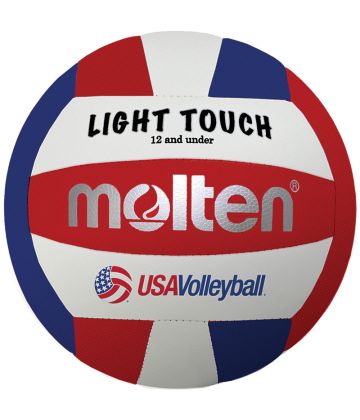 Molten Light Touch Beach Volleyball (red, white, & blue)