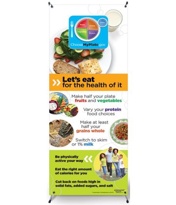 MyPlate Banner w/ Stand
