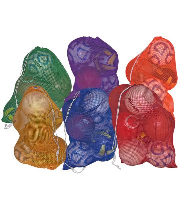 Economy Mesh Ball Bags 6-Color Set
