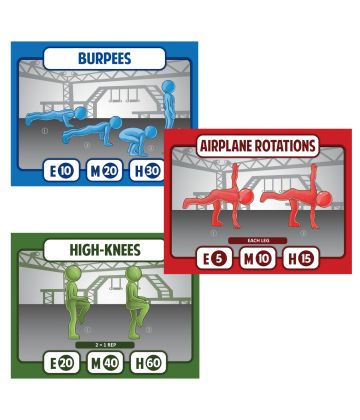 Ninja Warrior Fitness Cards