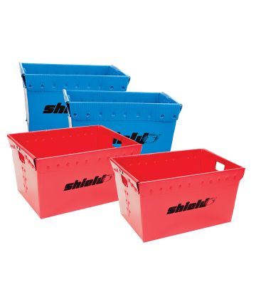 Shield Corrugated Storage Bin set of 4