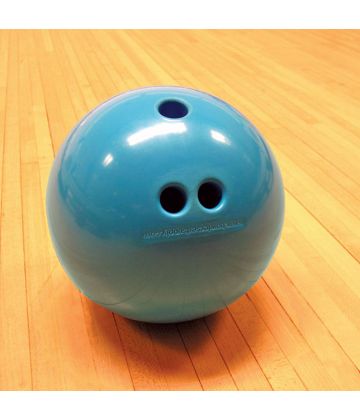 4 lb Blue Rubberized Plastic Bowling Ball