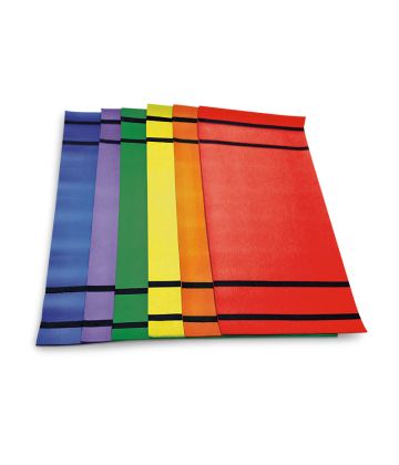 Lines are 3" apart at one end (shown top) and 4-1/2" apart at the other end (shown bottom)