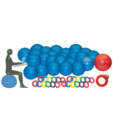  instructor's 26" red ball on right)