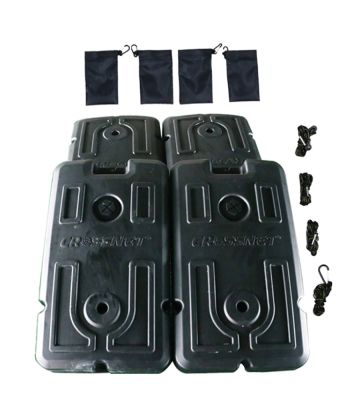 CROSSNET��� Four Way Volleyball Base (Set of 4)