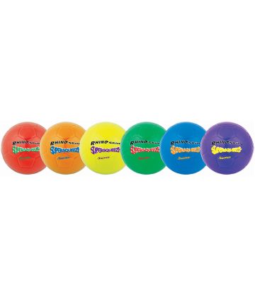 Rhino Skin 8" Squeeze Foam Soccer Ball Set of 6