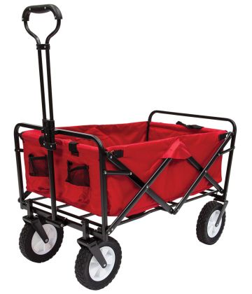 Folding Utility Wagon (Red)