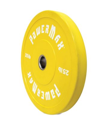 Pair of YELLOW 25-lb. Olympic Bumper Plates