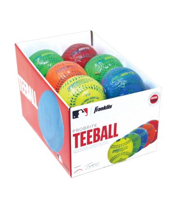 Franklin Pro Brite Rubber Baseballs - Pack of 12