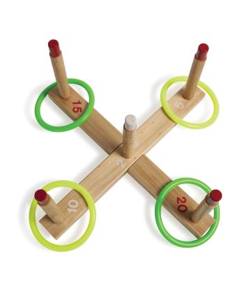 Wood Ring Toss Game