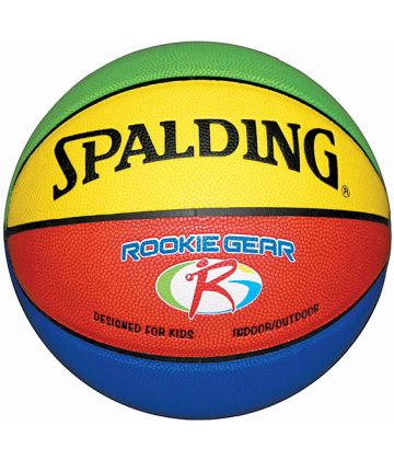Rookie Gear 4-color Rubber 27.5" Junior Basketball