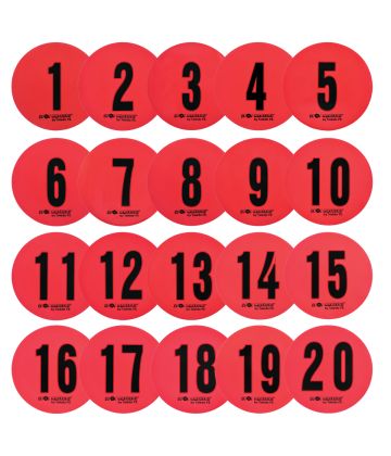 Deluxe Numbered 9" Spot Markers