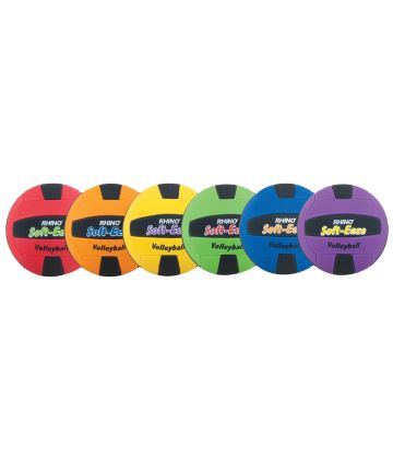 Rhino Soft-Eeze Volleyballs- Set of 6