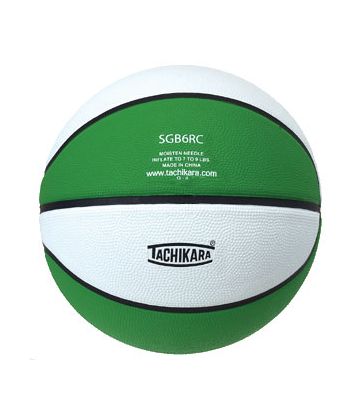 Tachikara Green Rubber 28.5" Intermediate Basketball