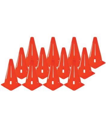 Orange Collapsible Safety Cone-set of 12