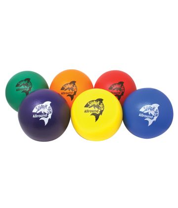 Shark Skin Allround 6-Color Foam Ball Set