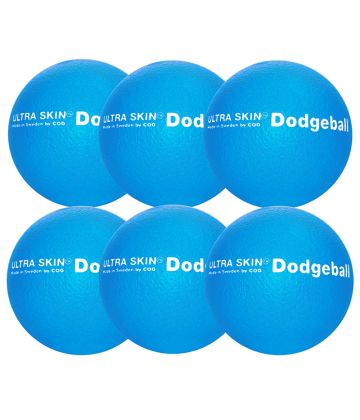 Neon Blue Ultra Skin Foam Dodgeballs