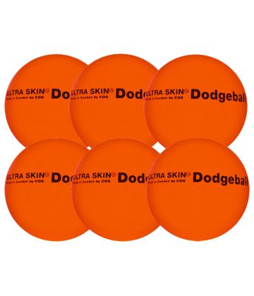 Neon Orange Ultra Skin Foam Dodgeballs