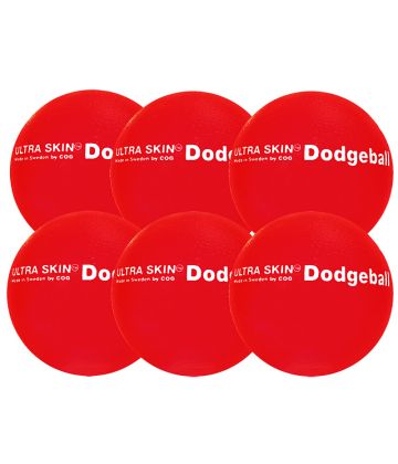 Neon Red Ultra Skin Foam Dodgeballs