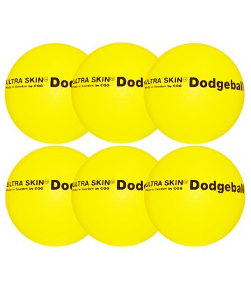 Neon Yellow Ultra Skin Foam Dodgeballs