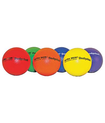 Ultra Skin Foam Dodgeball 6-Color Set