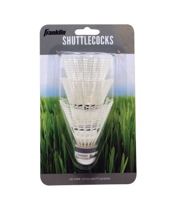 White Nylon Shuttlecocks - Set of 3